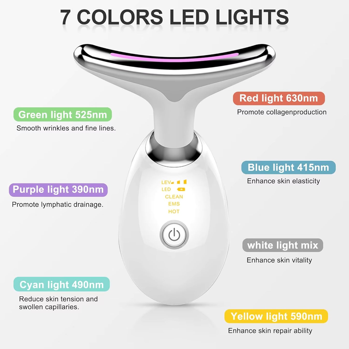 Anti-Wrinkle Neck Messager - 7 Different Colours