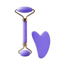 Facial Resin Roller - Gua Sha Set